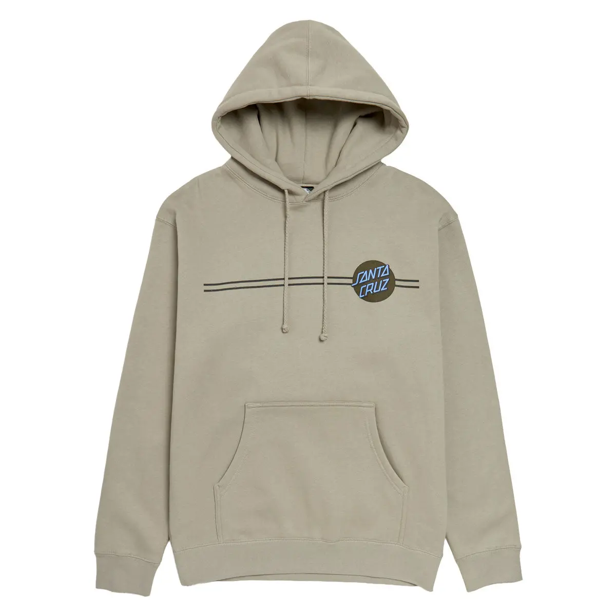 Santa Cruz Other Dot Hoodie - Cement/Brown/Blue 1