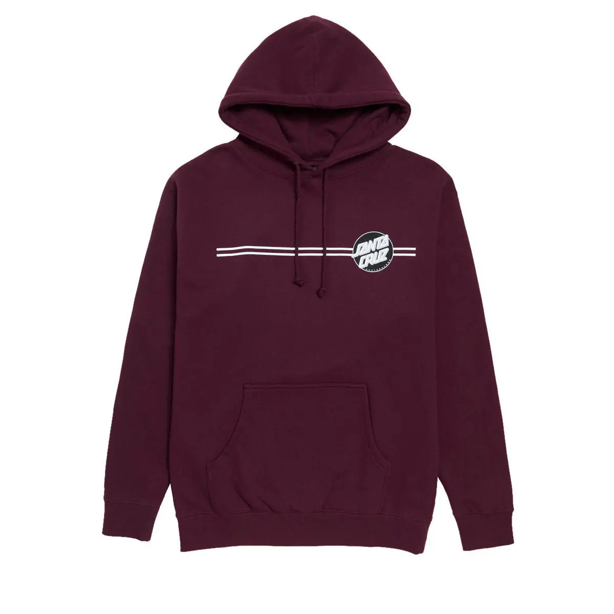 Santa Cruz Other Dot Hoodie - Maroon/Black/Silver 1