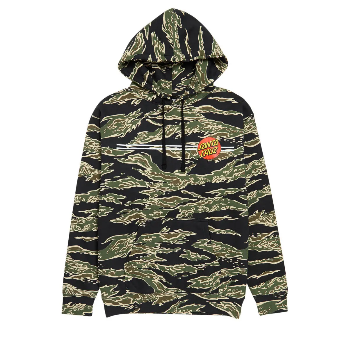Santa Cruz Classic Dot Hoodie - Tiger Camo 1