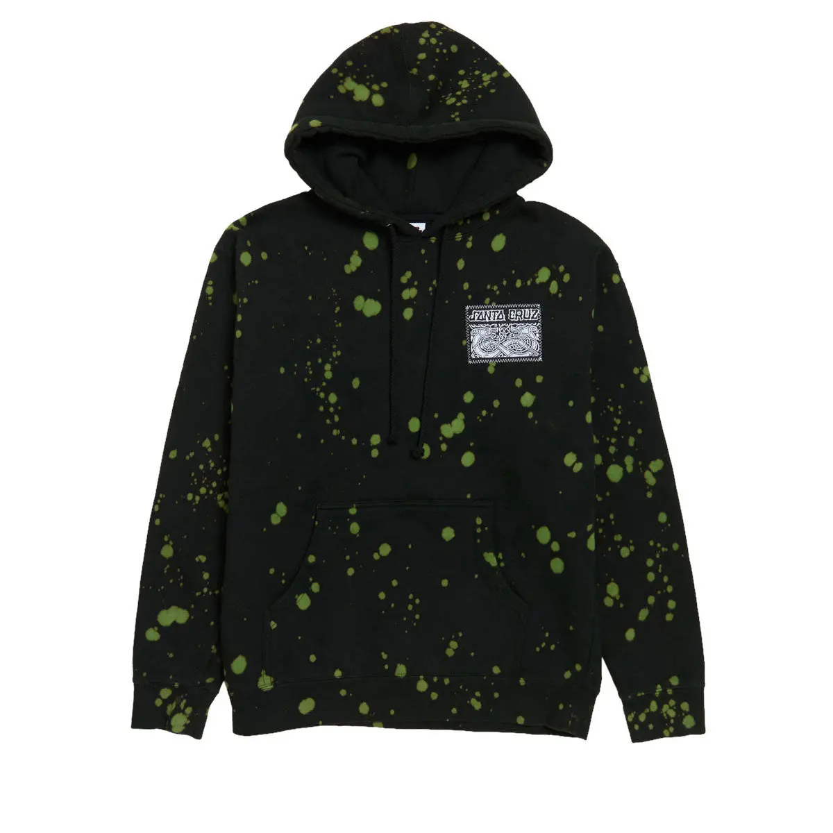 Santa Cruz Dressen Celtic Dogs Hoodie - Black Toxic Splatter 1