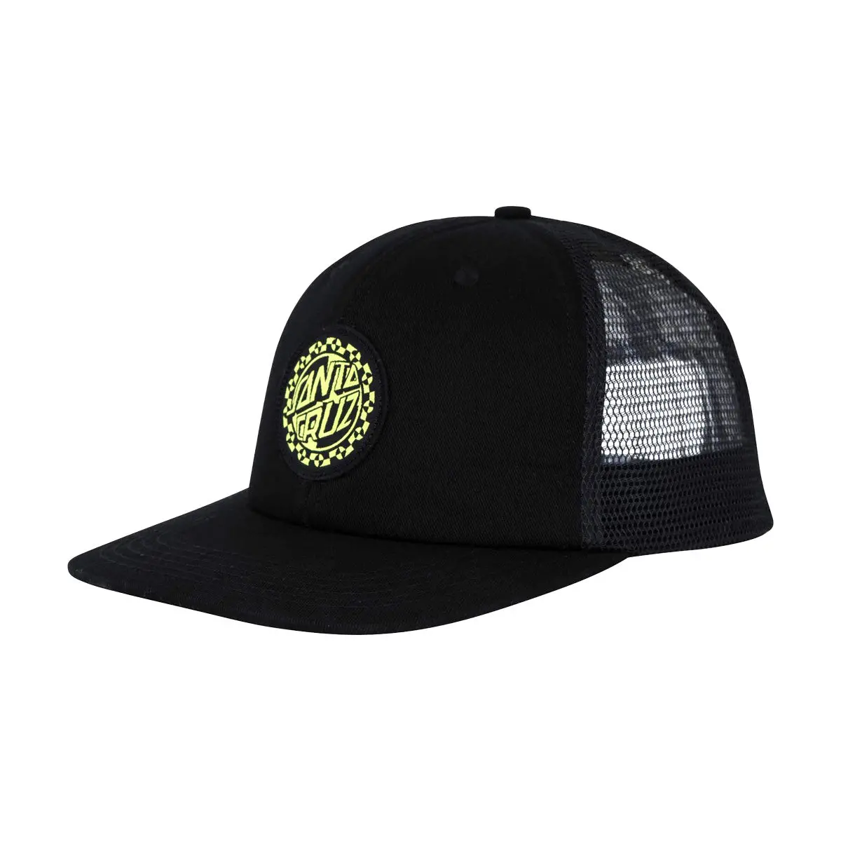 Santa Cruz Malba Crash Dot Trucker Hat - Black 1