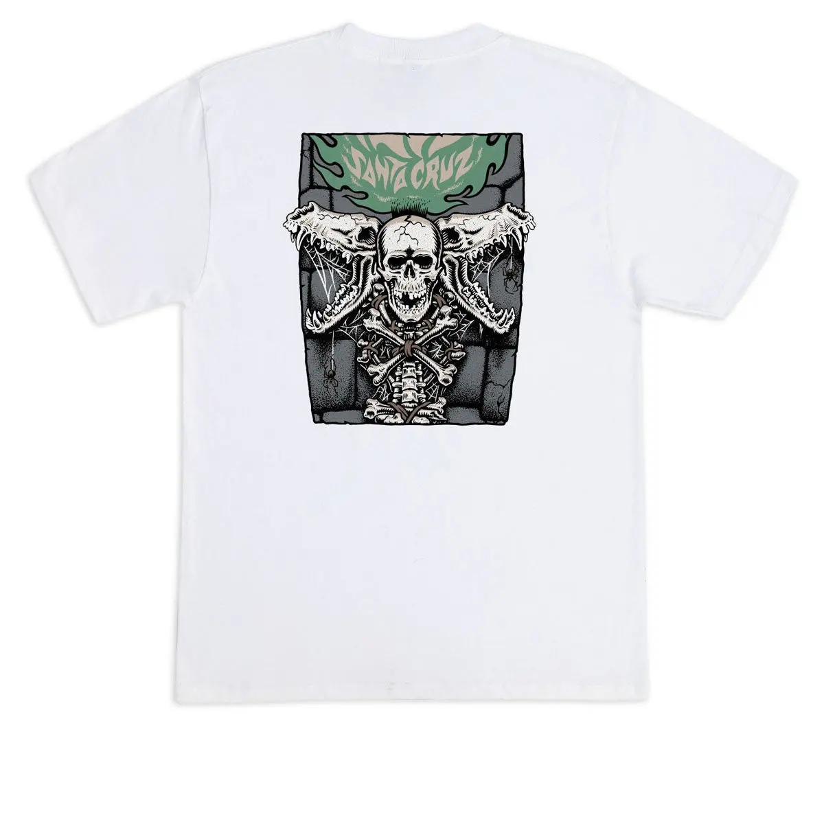 Santa Cruz Pace Torch Center T-Shirt - White 1
