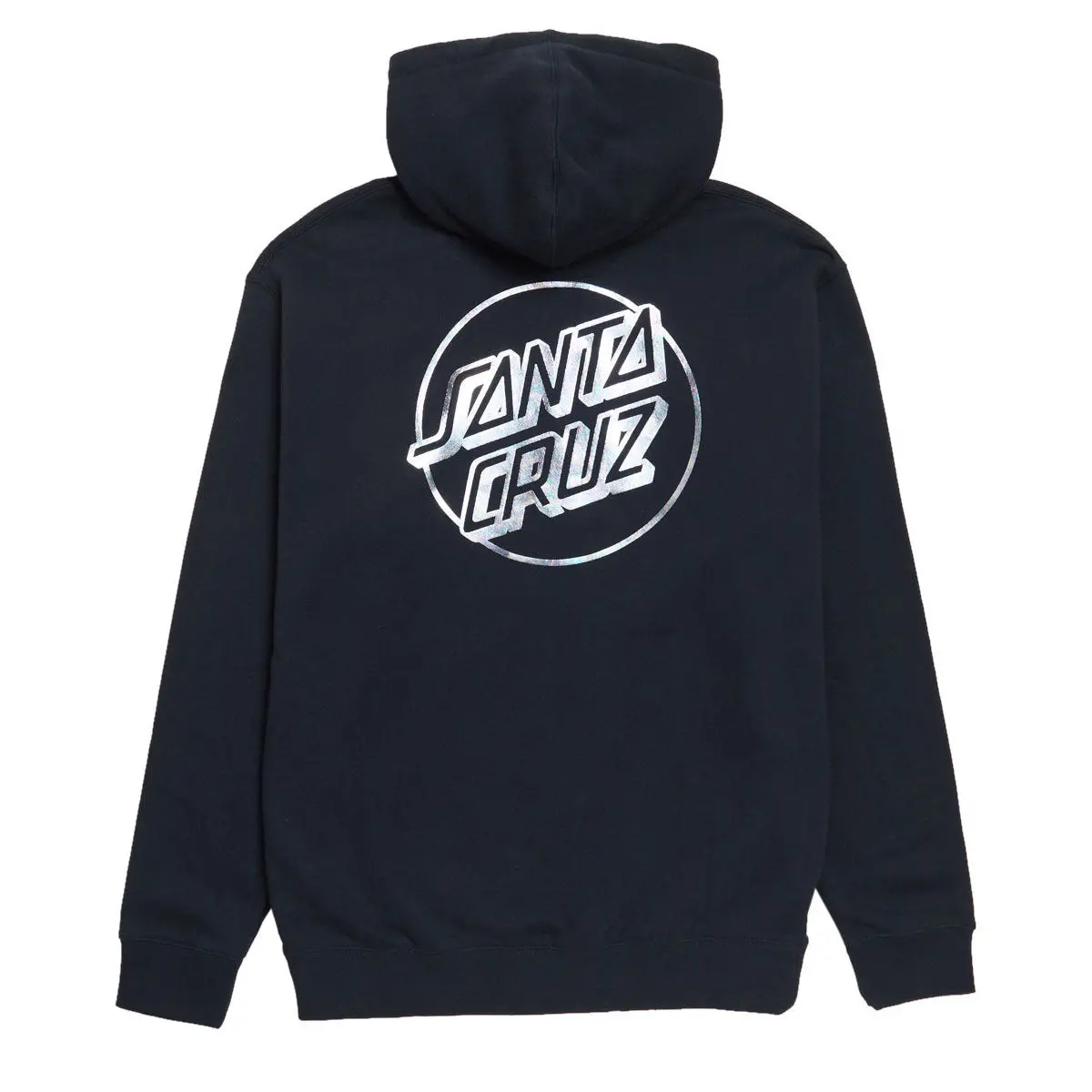 Santa Cruz Opus Dot Hoodie - Navy/Oil Slick Foil 2