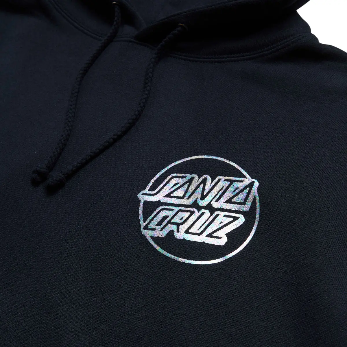 Santa Cruz Opus Dot Hoodie - Navy/Oil Slick Foil 3