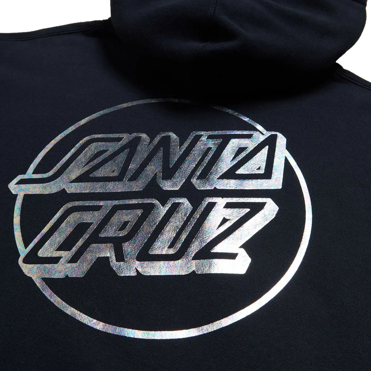 Santa Cruz Opus Dot Hoodie - Navy/Oil Slick Foil 4