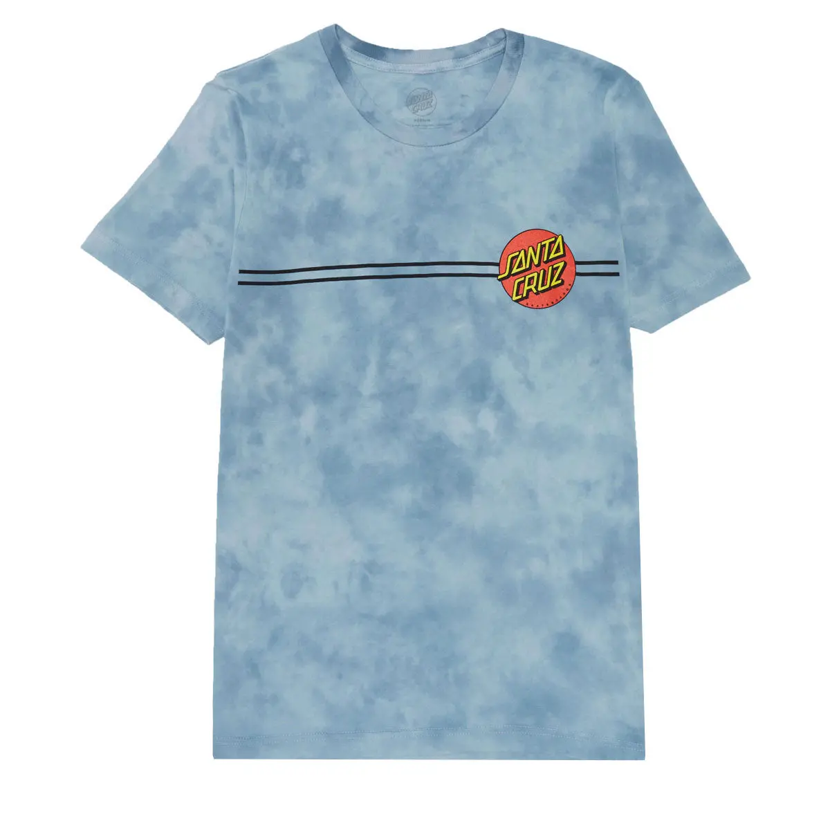 Santa Cruz Womens Classic Dot Relaxed T-Shirt - Tonal Cloud Wash 1