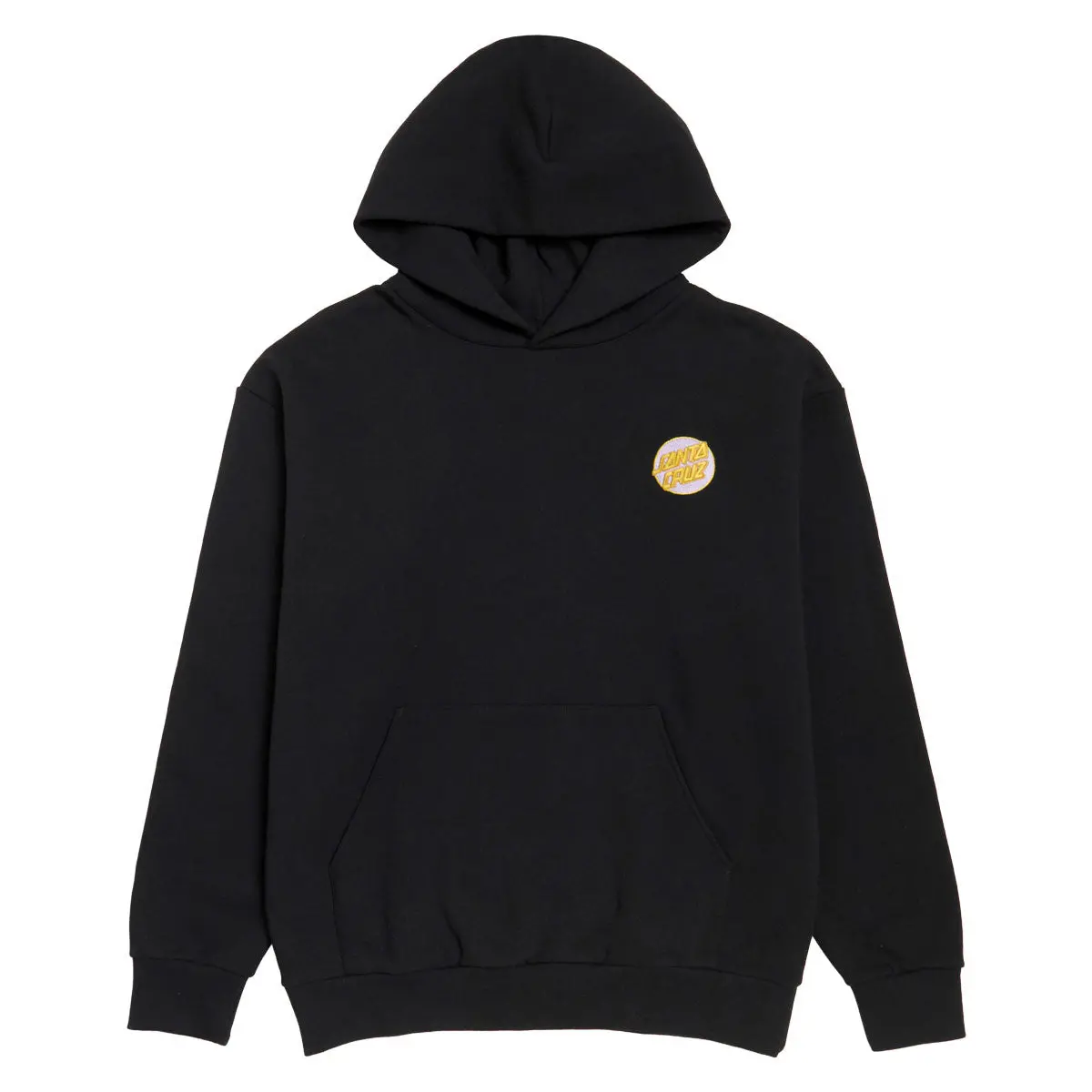 Santa Cruz Womens Cruz Embroidered Hoodie - Black 1