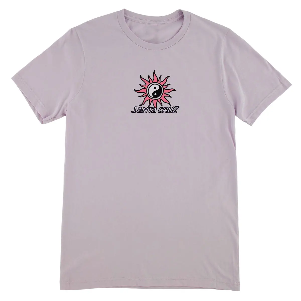 Santa Cruz Womens Sol Spiral Center Relaxed T-Shirt - Lavender Dust 1
