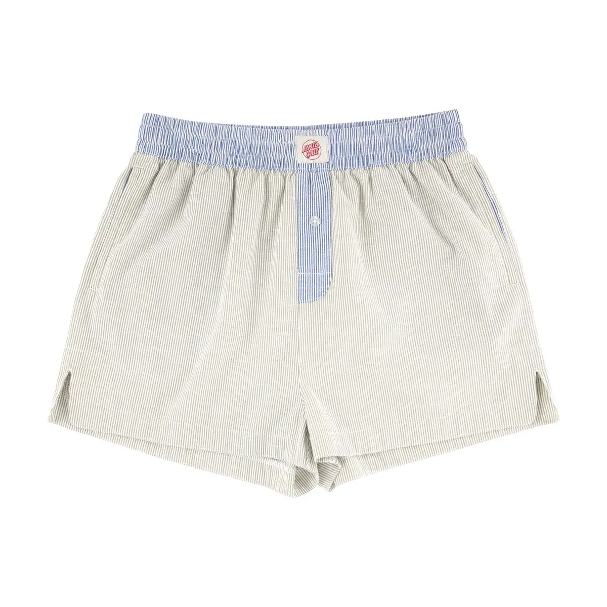 Santa Cruz Womens Opus Dot Lounge Shorts - Pine Stripe 1