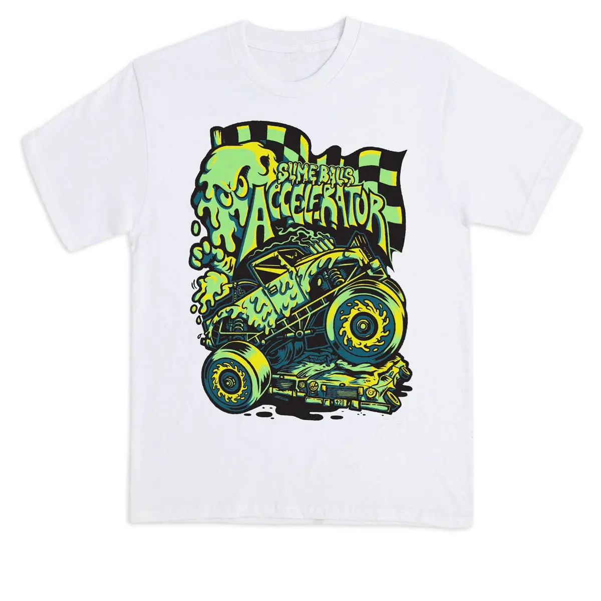 Slime Balls Accelerator T-Shirt - White 1