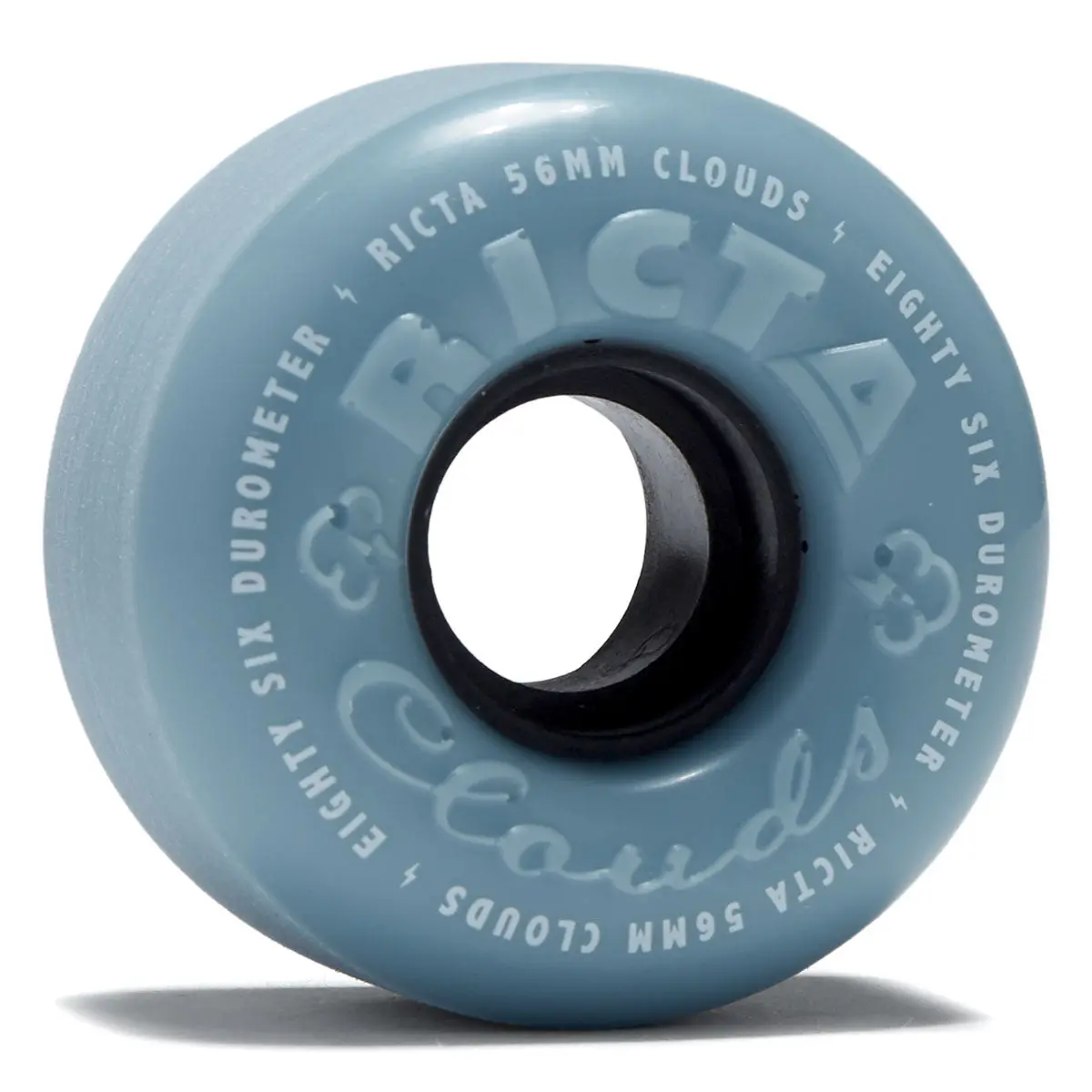 Ricta Clouds 86A Skateboard Wheels - Sky Blue - 56Mm 1