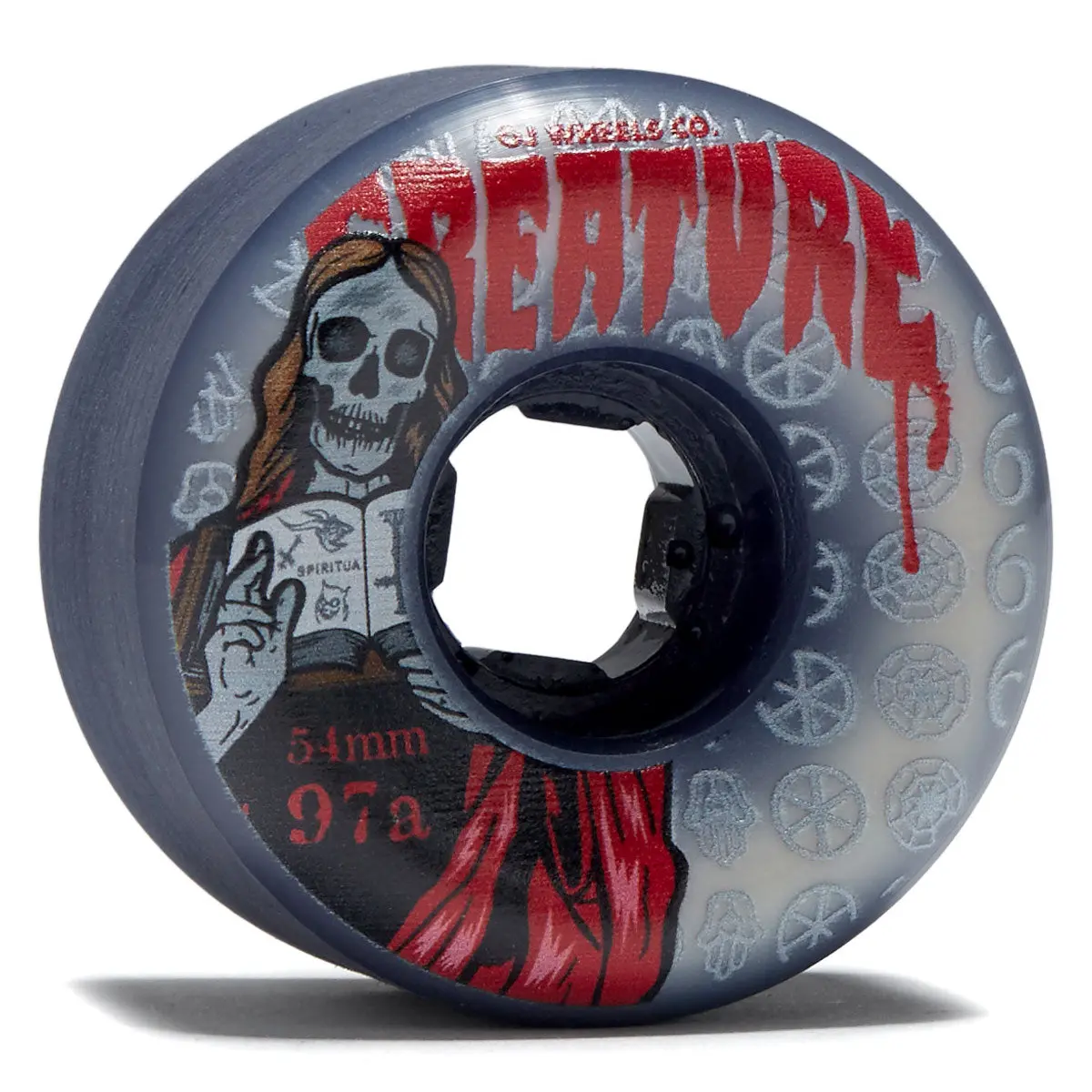Oj The Book Of Oj Bloodsuckers 97A Skateboard Wheels - White - 54Mm 1