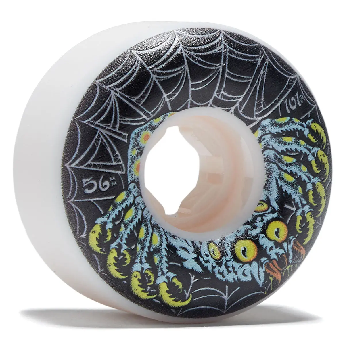Oj Eric Dressen Spider Elite Chubbies 101A Skateboard Wheels - White - 56Mm 1
