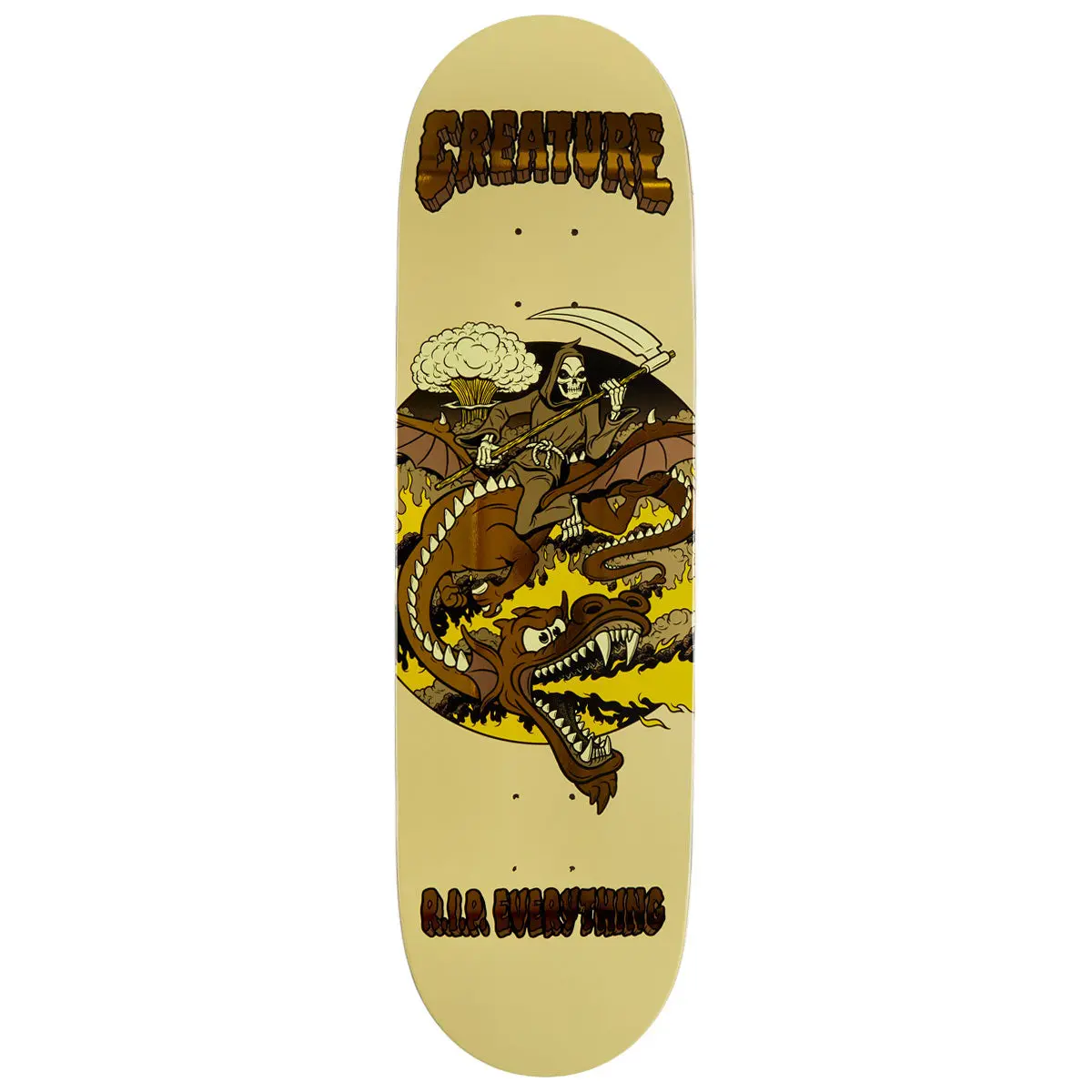 Creature Rip Everything Lg 7 Ply Birch Skateboard Deck - 8.80" 1