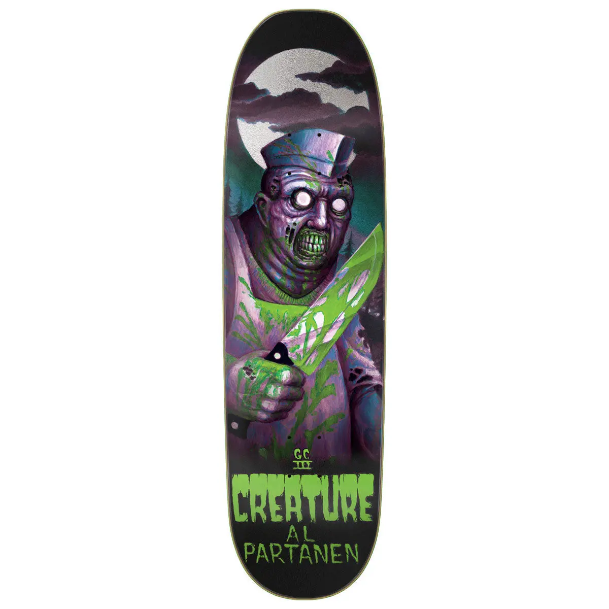 Creature Partanen Feeding Time Xx Pro Skateboard Deck - 8.80" 1