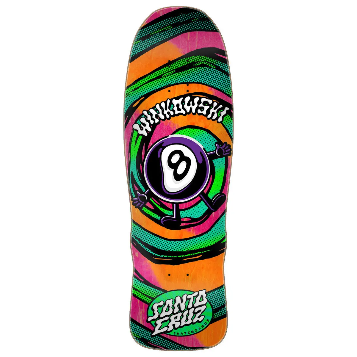 Santa Cruz Winkowski Vertigo Medium Pro Skateboard Deck - 9.50" 1