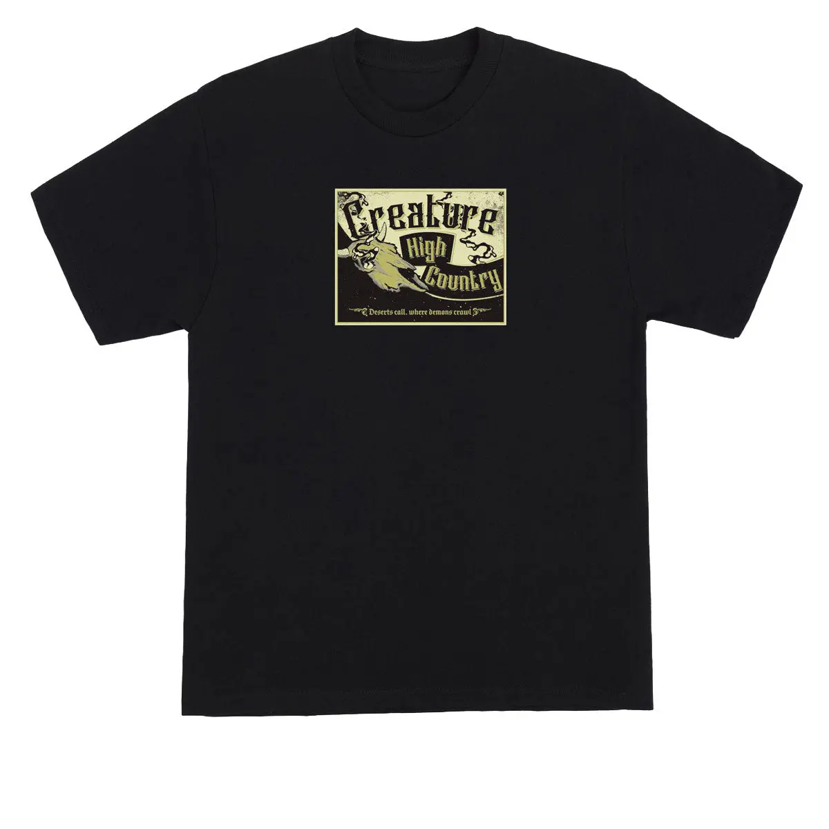 Creature High Country T-Shirt - Black 1