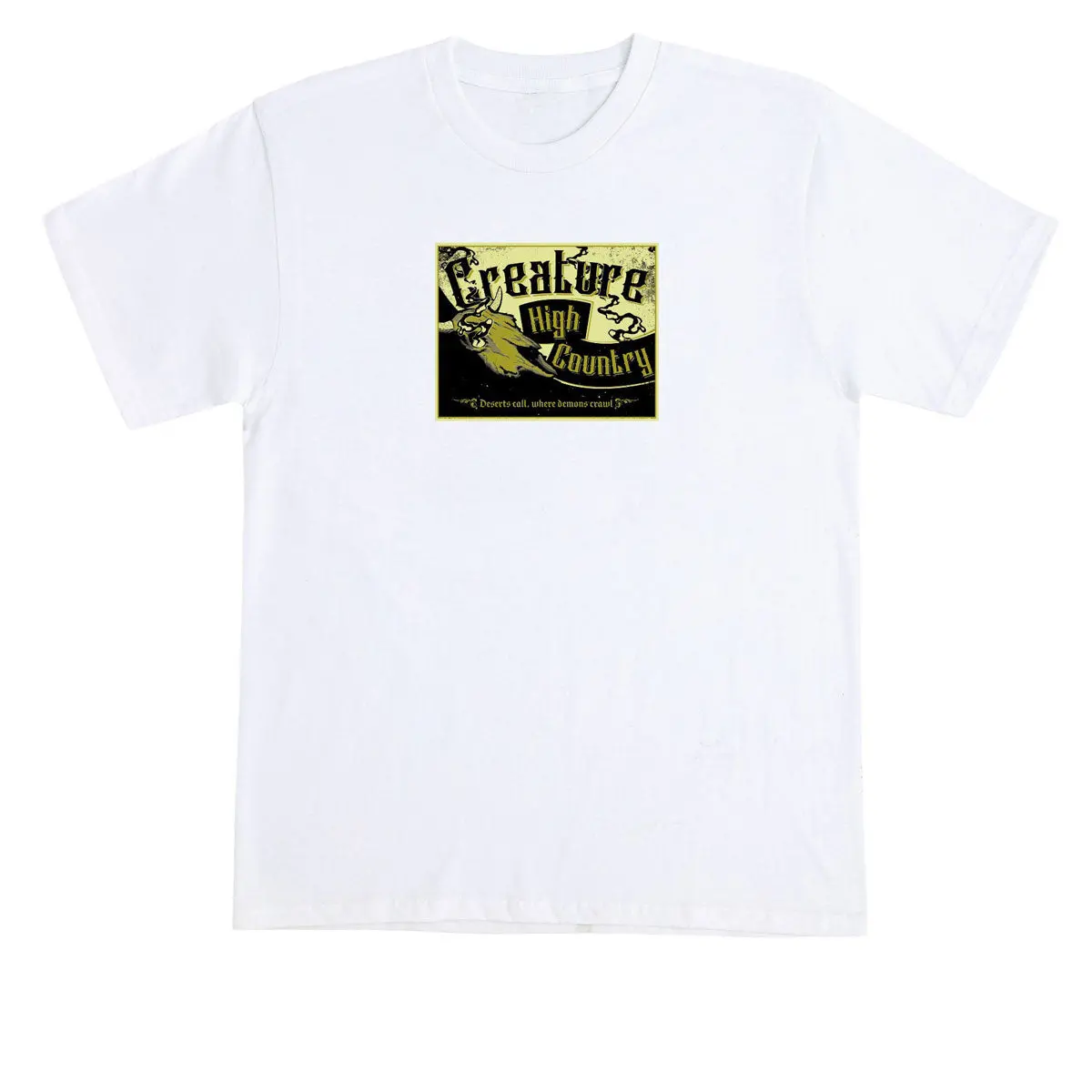 Creature High Country T-Shirt - White 1