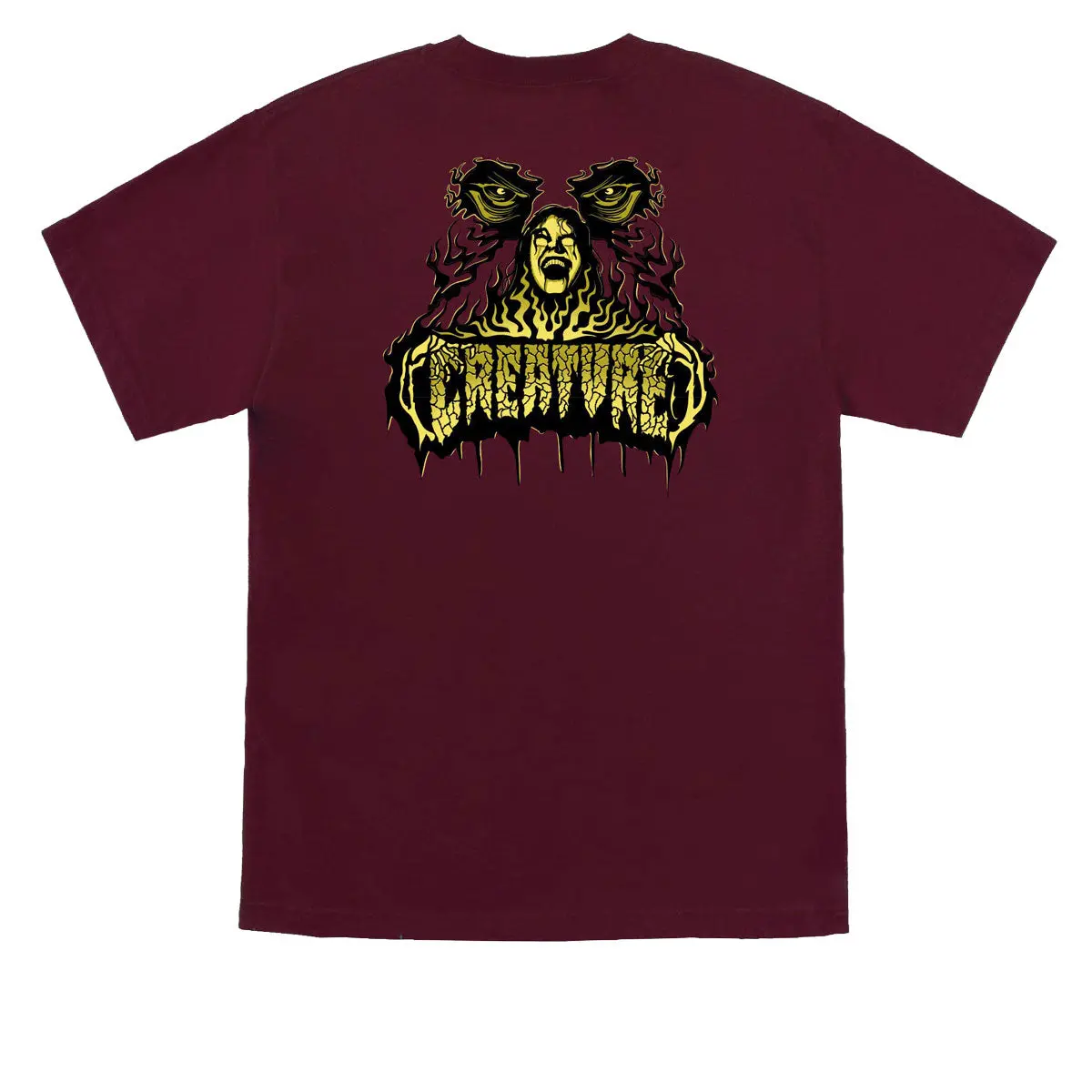 Creature Possessed T-Shirt - Maroon 1