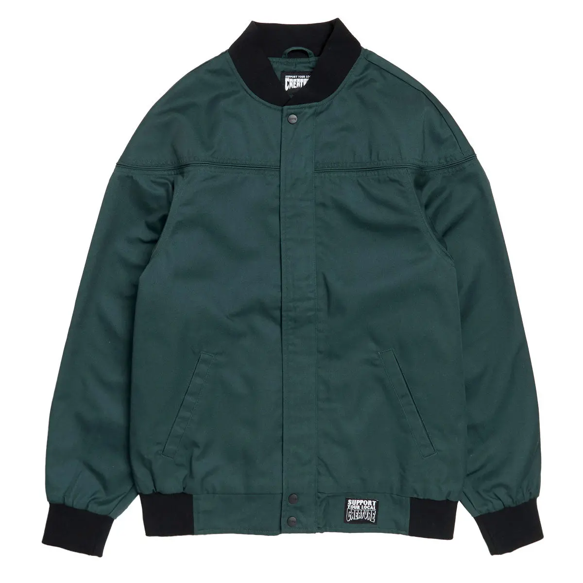 Creature Hesher Bomber Jacket - Hunter Green 1