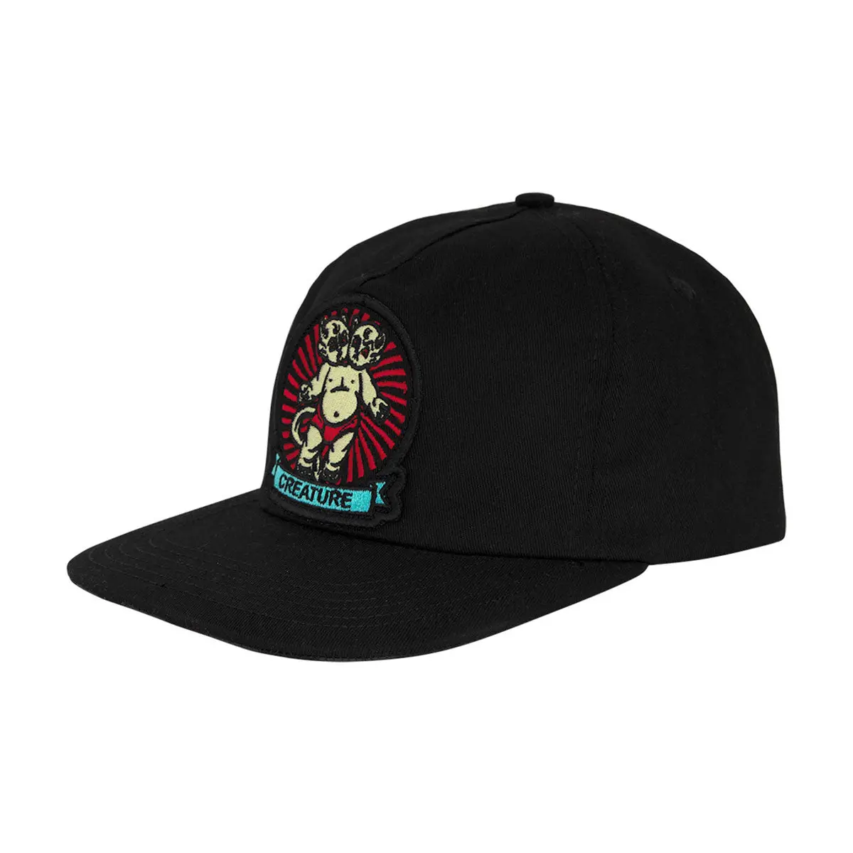 Creature Sideshow Snapback Hat - Black 1