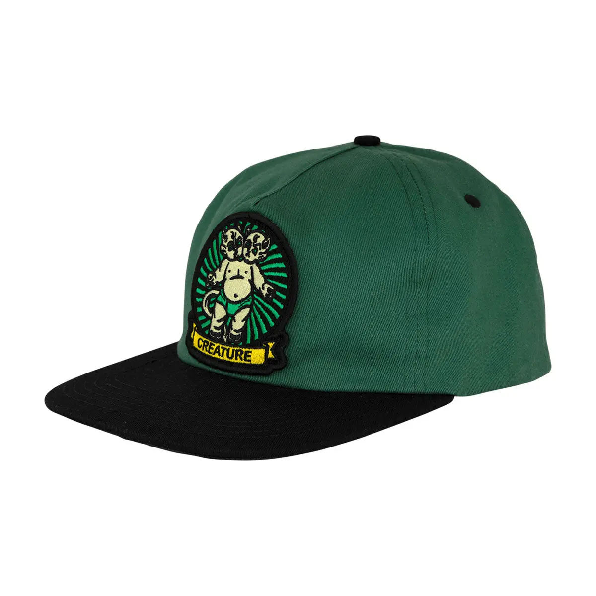 Creature Sideshow Snapback Hat - Green 1