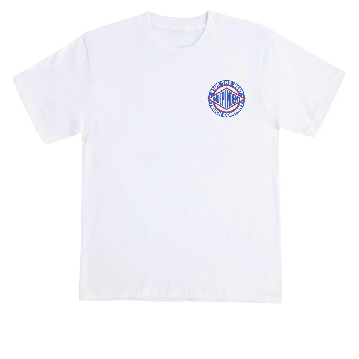 Independent Btg Summit T-Shirt - White/Blue/Red 1