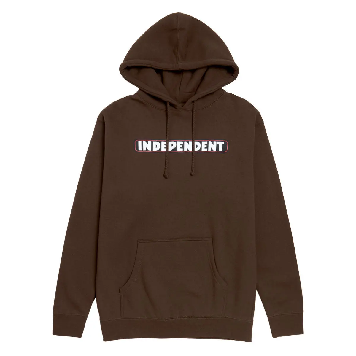 Independent Bar Logo Hoodie - Brown 1