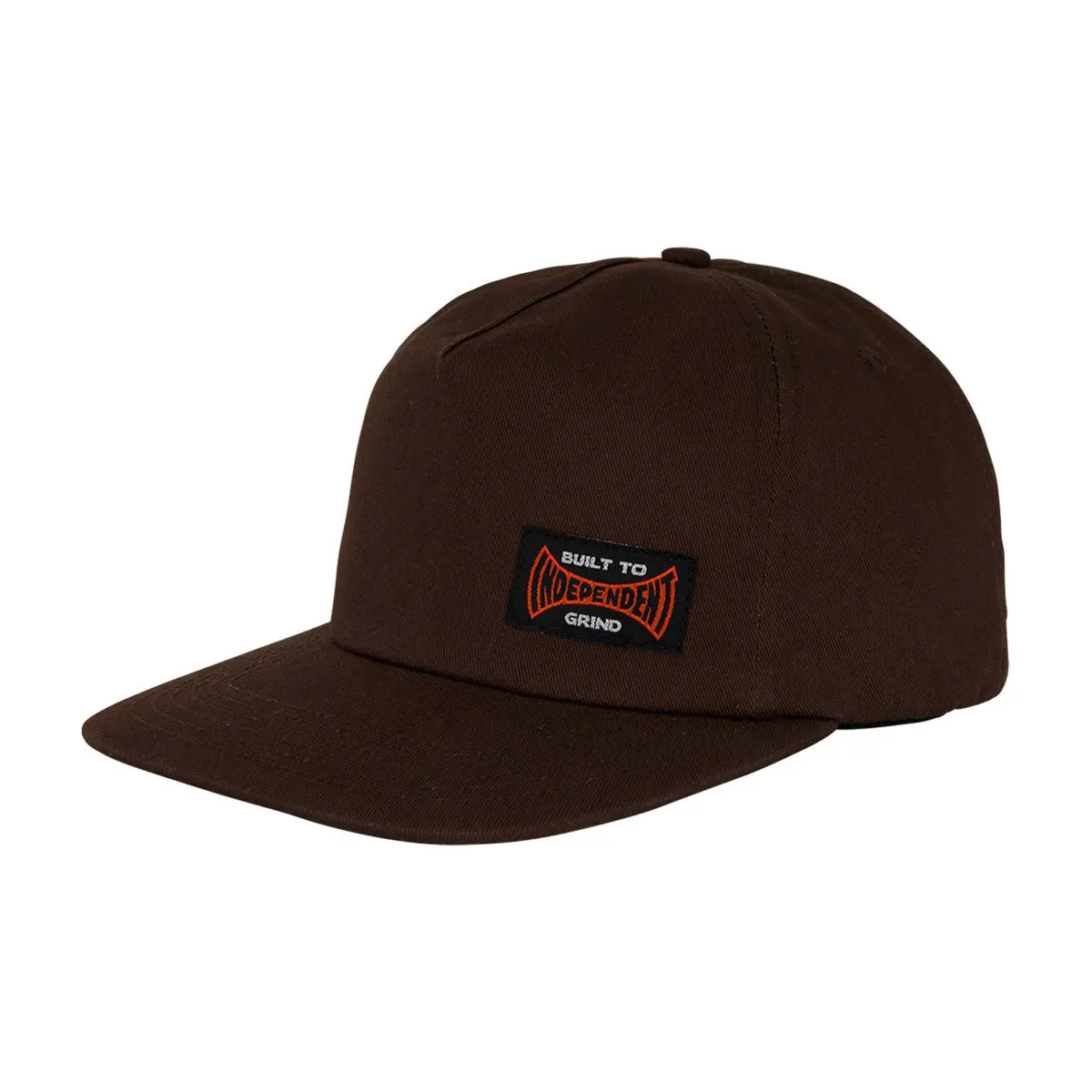 Independent Built To Grind Snapback Hat - Chocolate 1