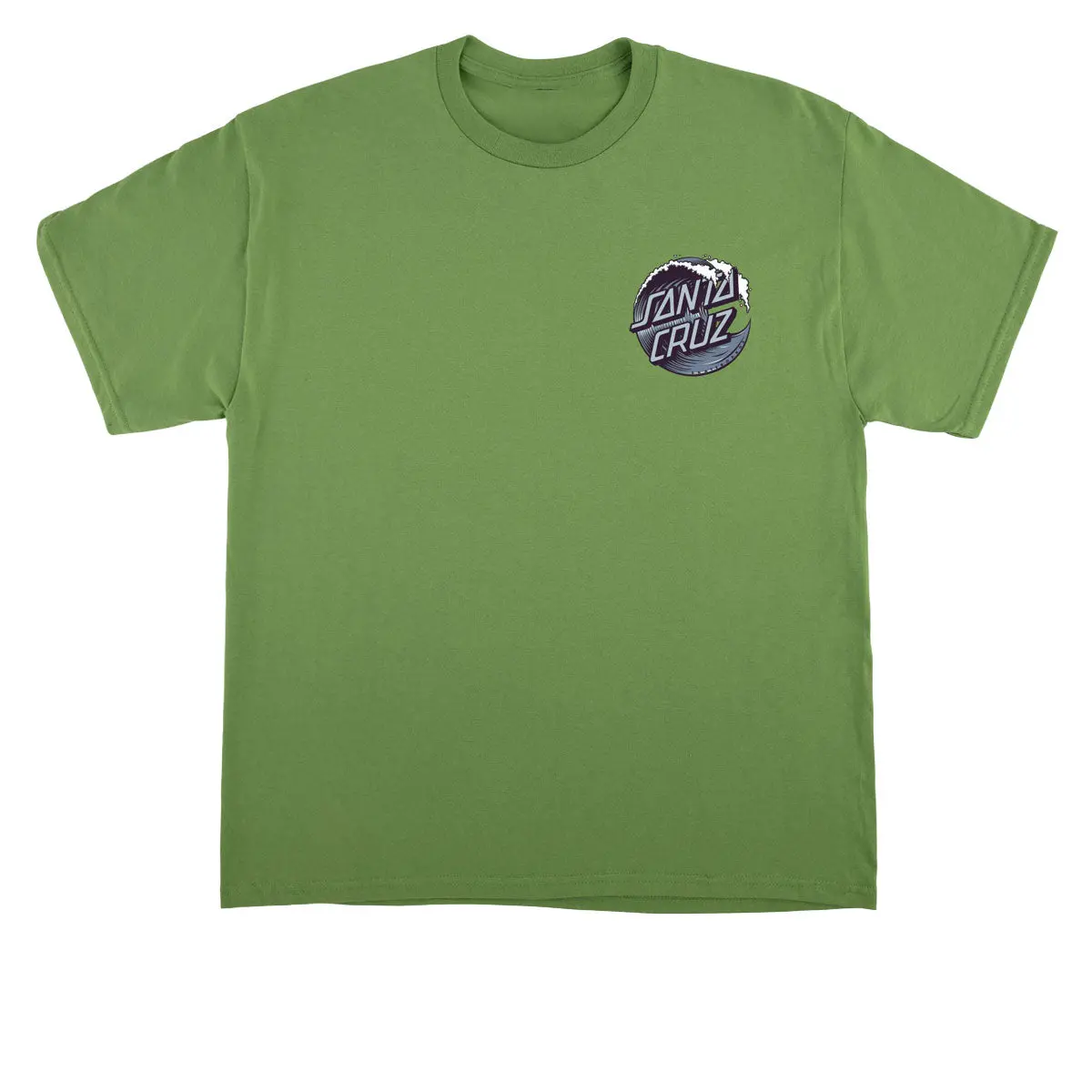 Santa Cruz Wave Dot T-Shirt - Kiwi Chilled 1