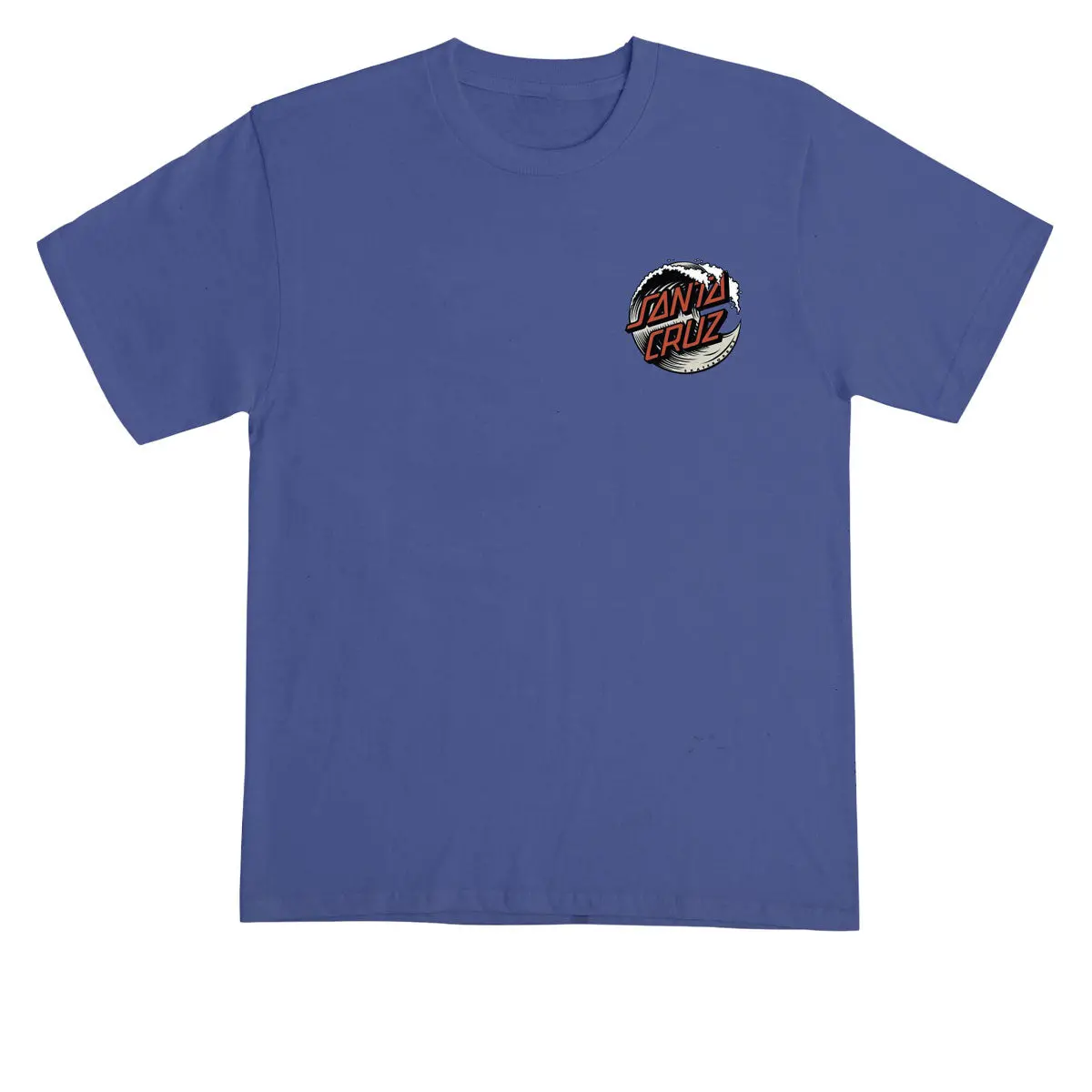 Santa Cruz Wave Dot T-Shirt - Metro Blue/Dust 1