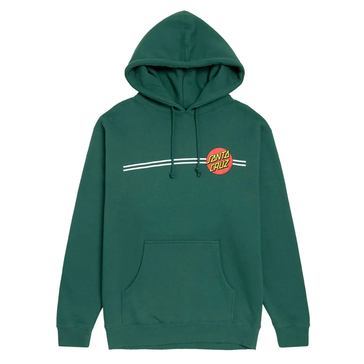 Santa Cruz Classic Dot Hoodie - Dark Green Ii 1