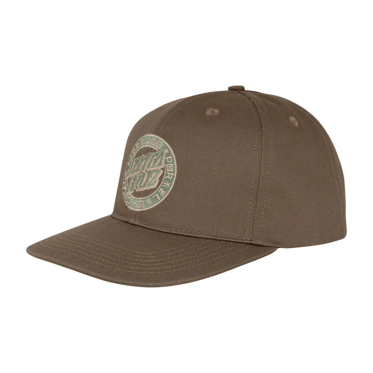 Santa Cruz Loco Dot Snapback Hat - Saddle 1