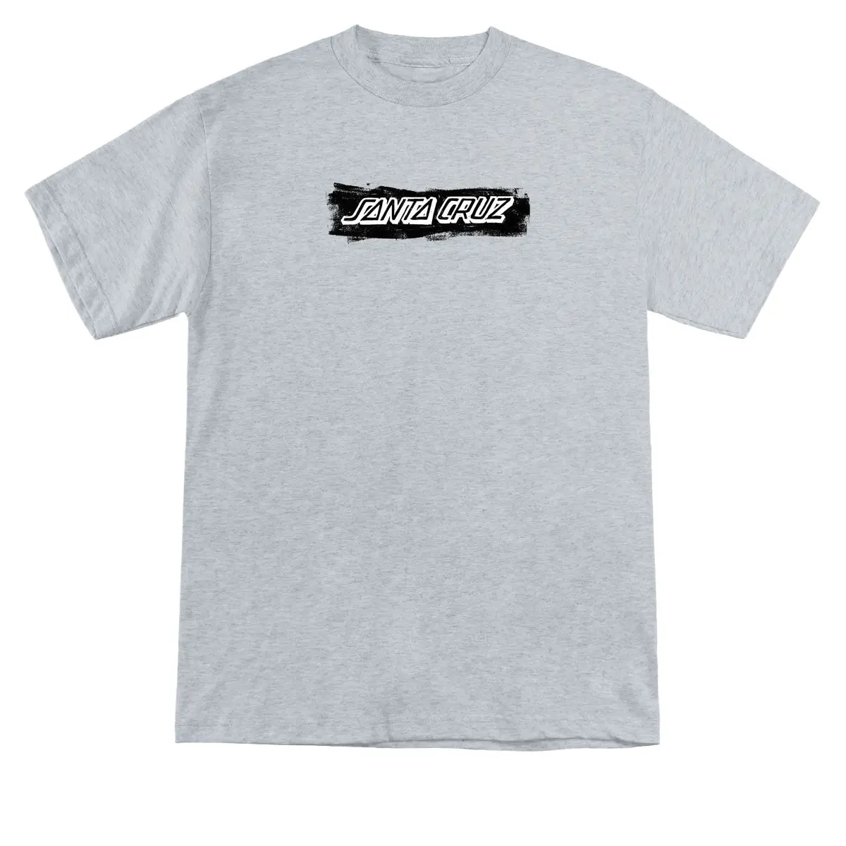 Santa Cruz Cut Strip Front T-Shirt - Sport Grey 1