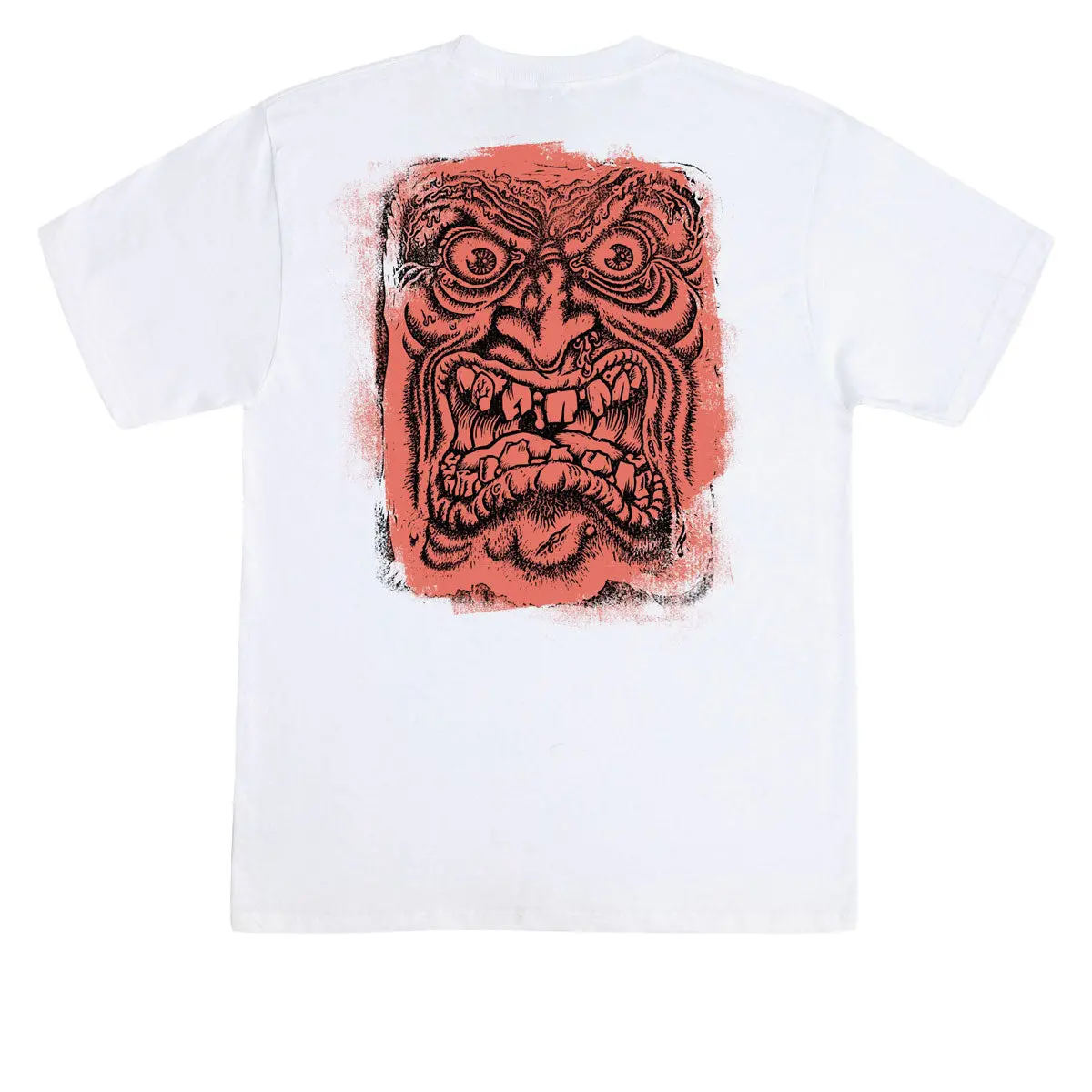 Santa Cruz Roskopp Block Face T-Shirt - White 1