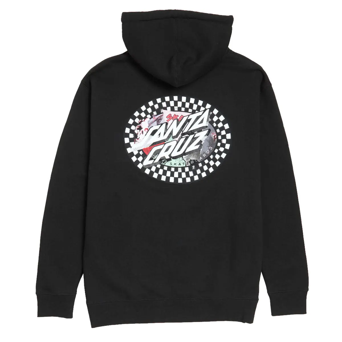 Santa Cruz Collage Oval Dot Hoodie - Black 1