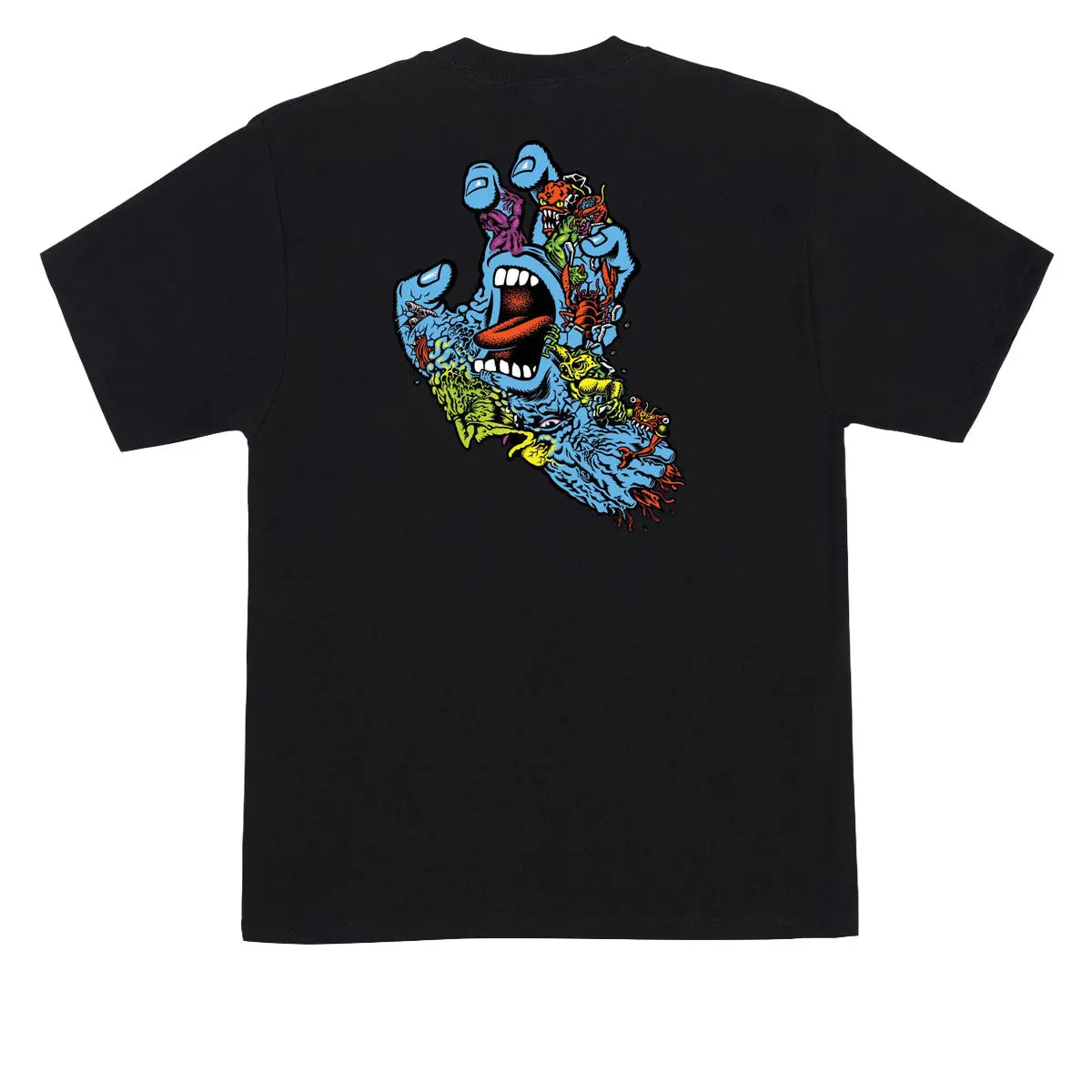 Santa Cruz Roskopp Screaming Five T-Shirt - Black 1