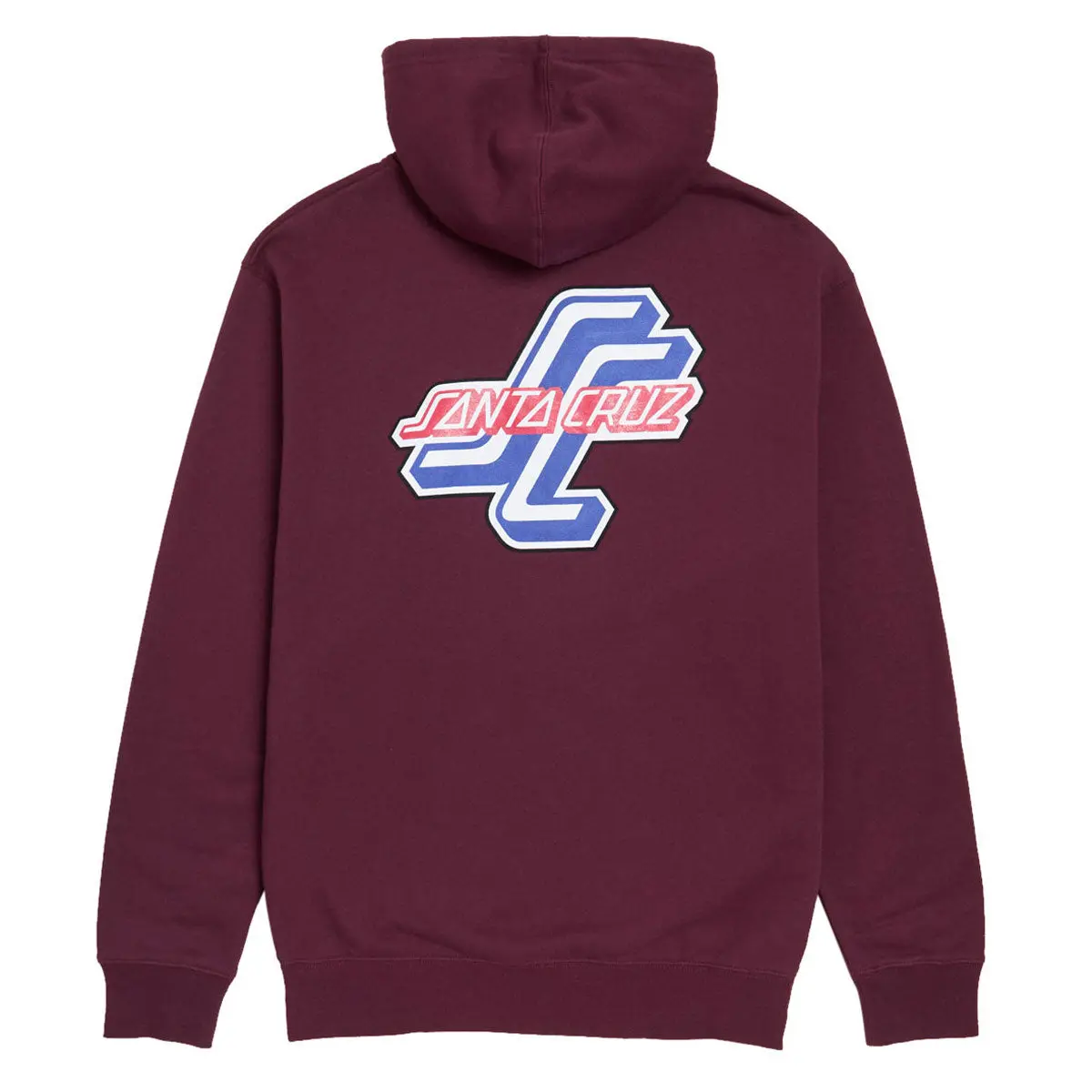 Santa Cruz Outer Ogsc Zip Hoodie - Maroon 2