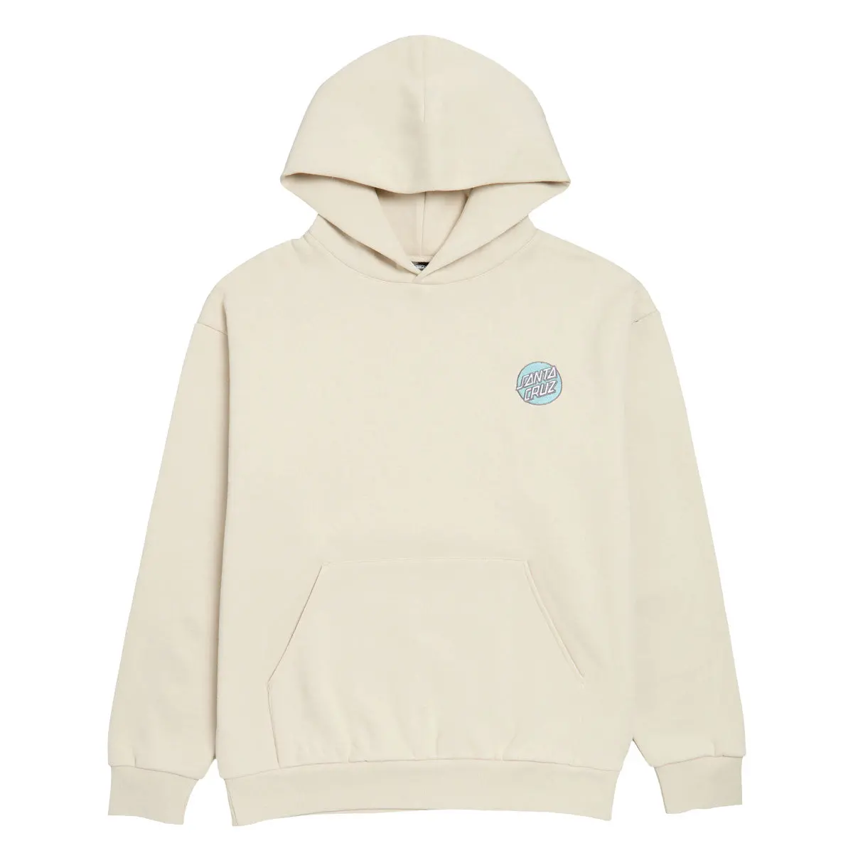 Santa Cruz Womens Cruz Embroidered Hoodie - Ivory 1