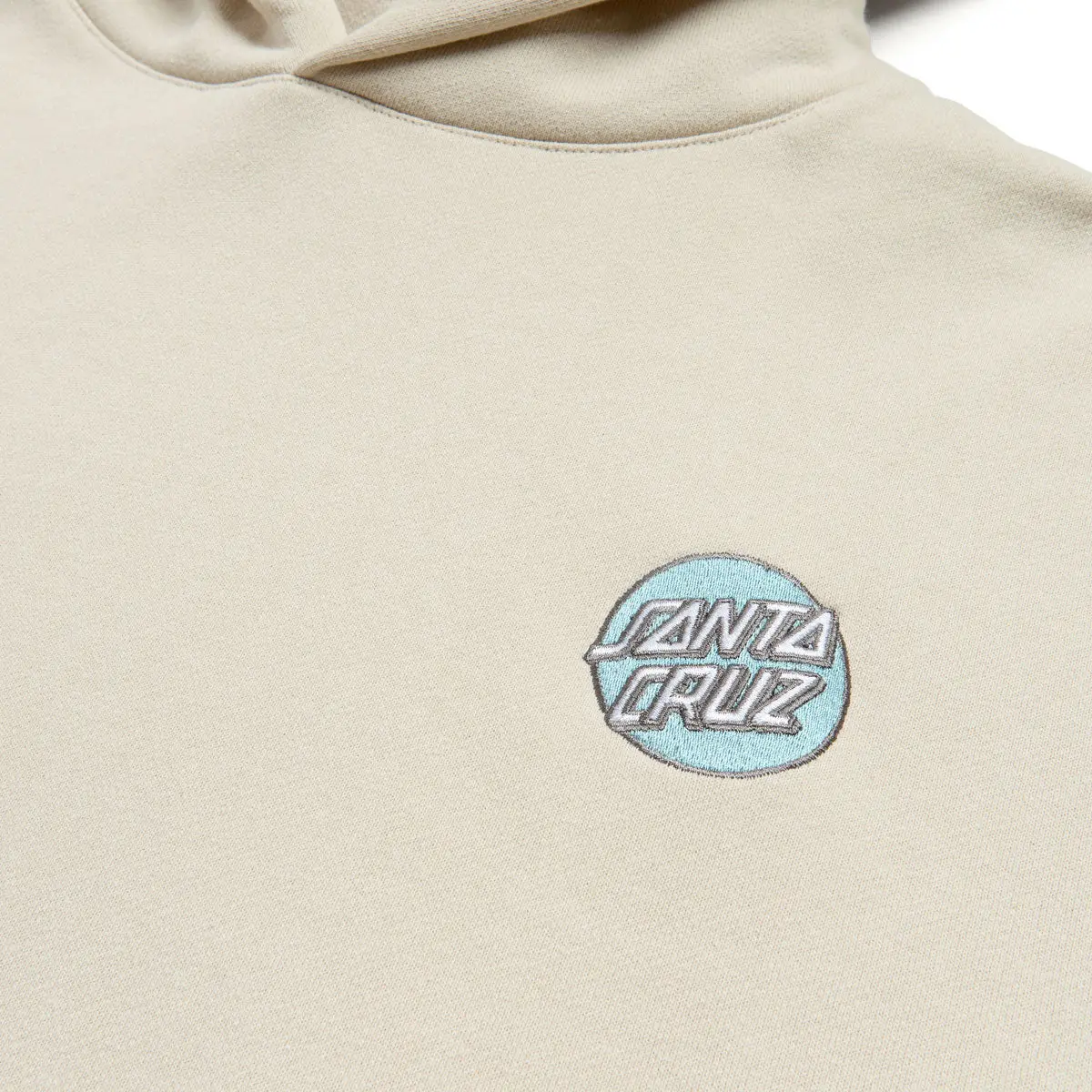 Santa Cruz Womens Cruz Embroidered Hoodie - Ivory 2