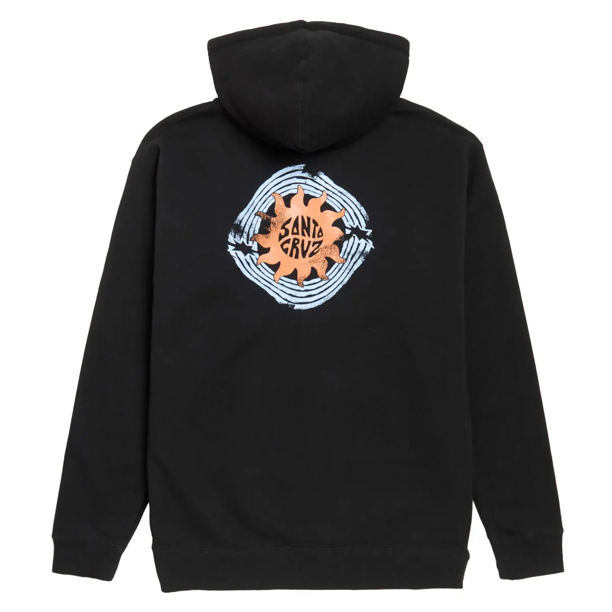 Santa Cruz Womens Sun Daze Zip Hoodie - Black 2