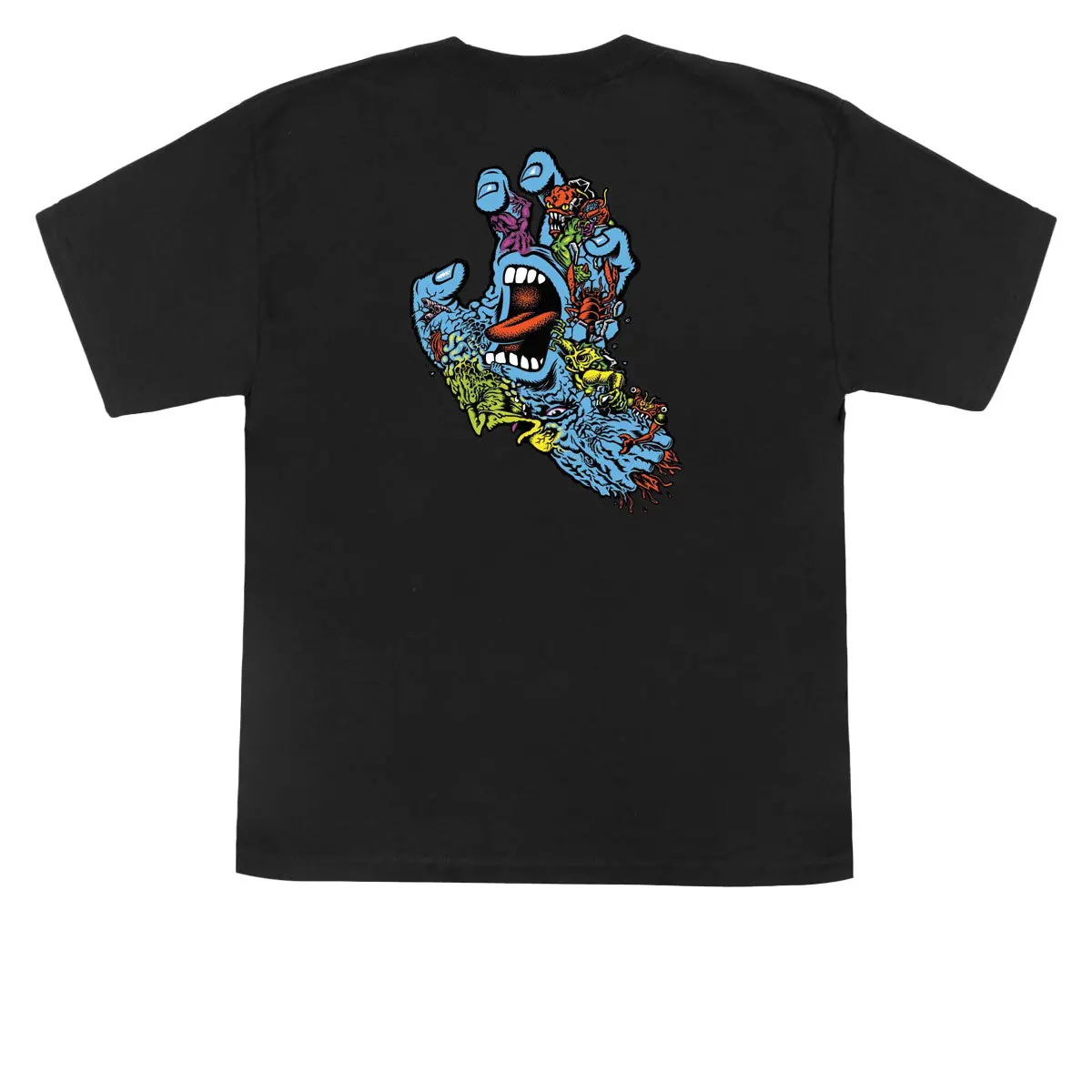 Santa Cruz Youth Roskopp Screaming Five T-Shirt - Black 1