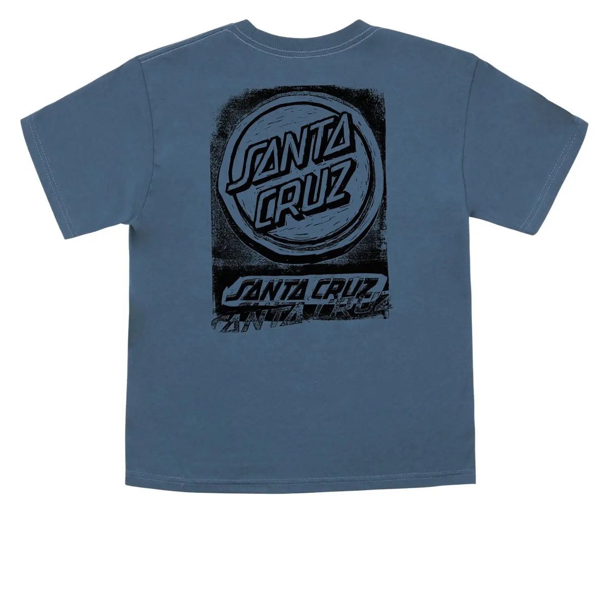 Santa Cruz Youth Cut Opus T-Shirt - Indigo 1