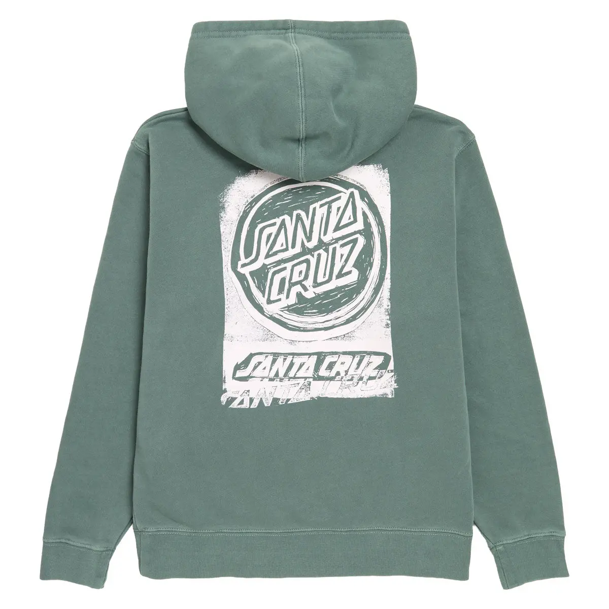 Santa Cruz Youth Cut Opus Hoodie - Pigment Alpine Green 1