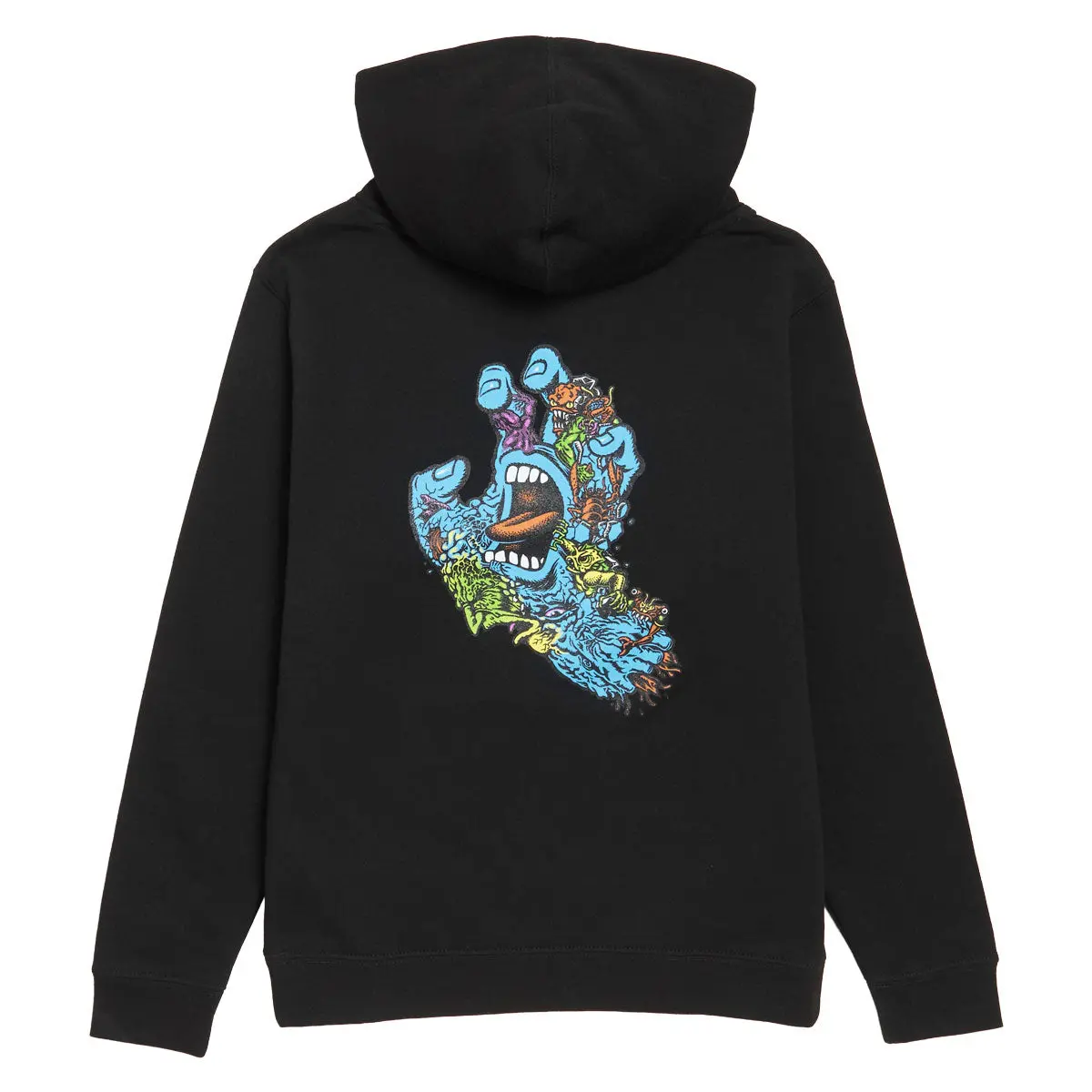 Santa Cruz Youth Roskopp Screaming Five Hoodie - Black 1