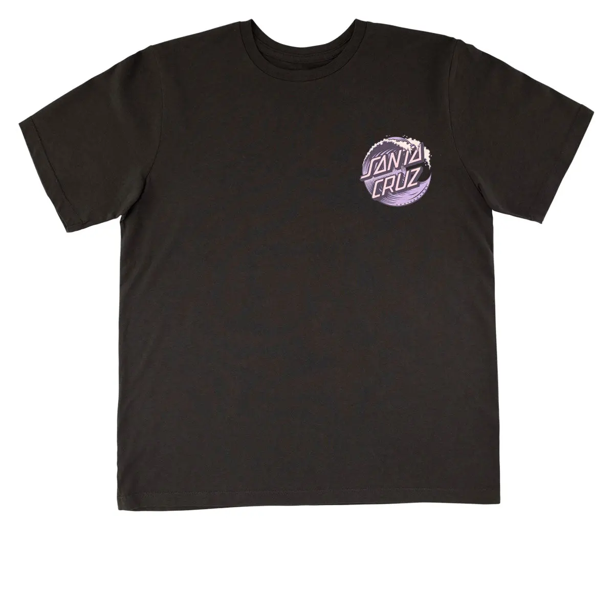 Santa Cruz Womens Wave Dot T-Shirt - Vintage Black 1