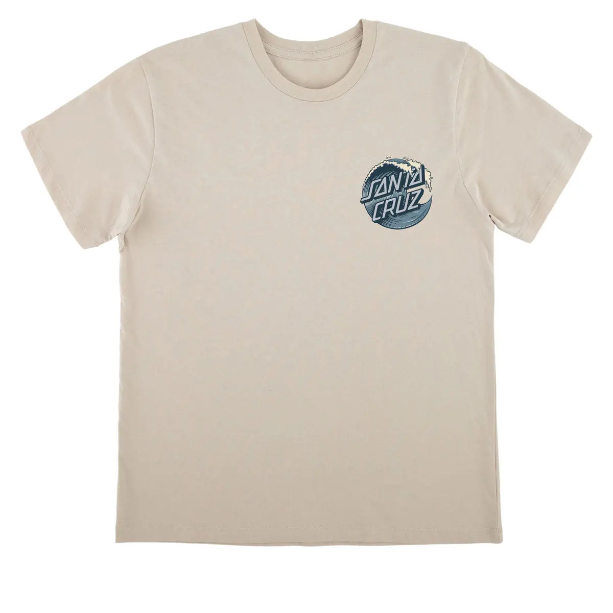Santa Cruz Womens Wave Dot T-Shirt - Bone 1