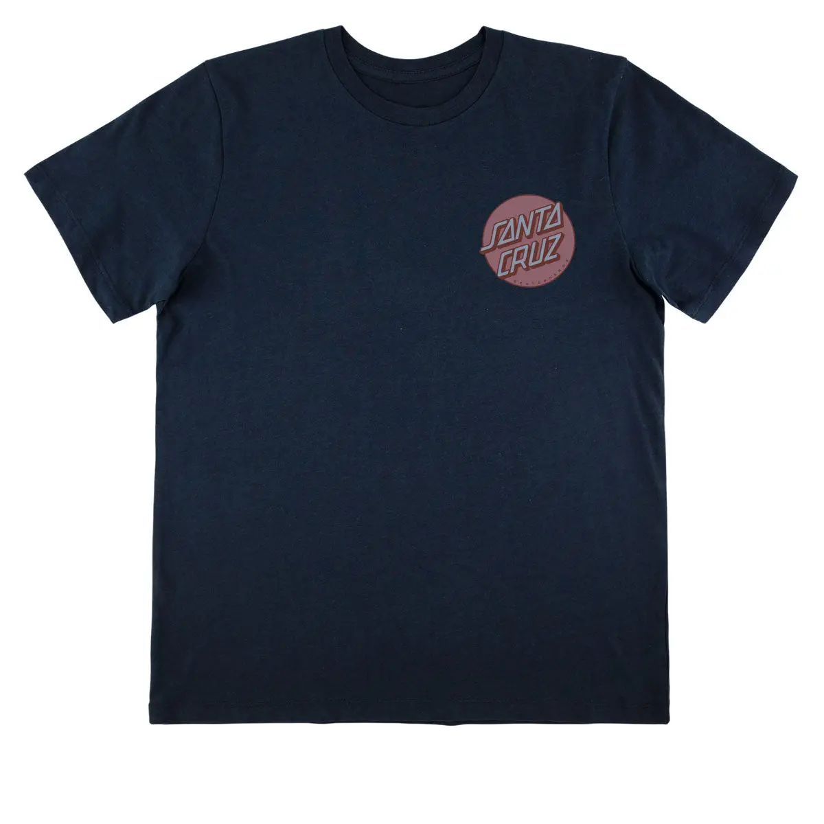 Santa Cruz Womens Other Dot Chest T-Shirt - Navy 1