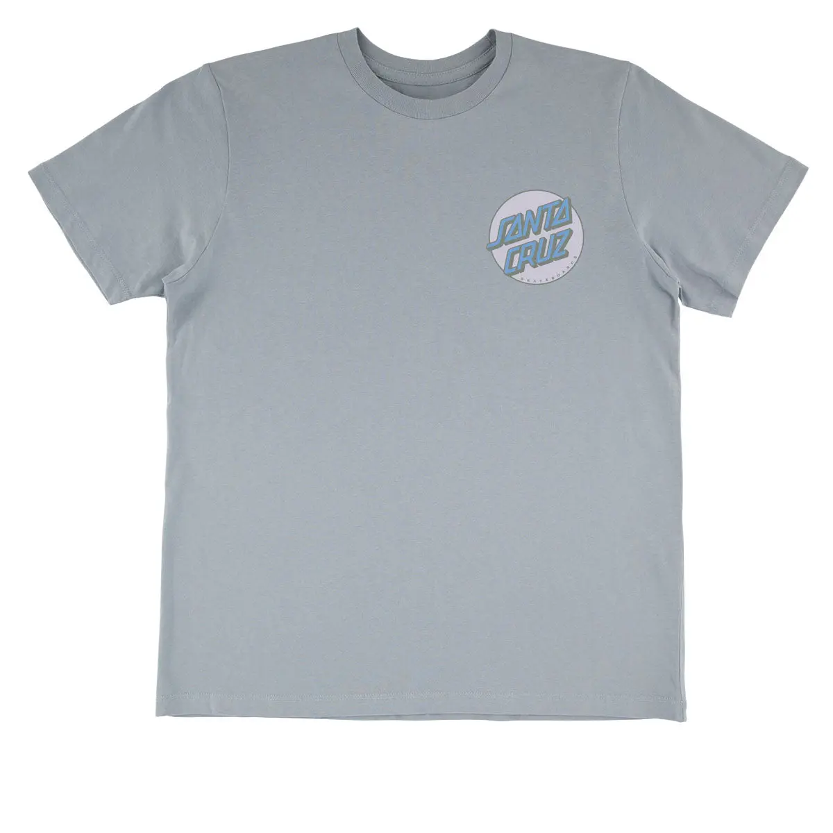 Santa Cruz Womens Other Dot Chest T-Shirt - Blue Fog 1