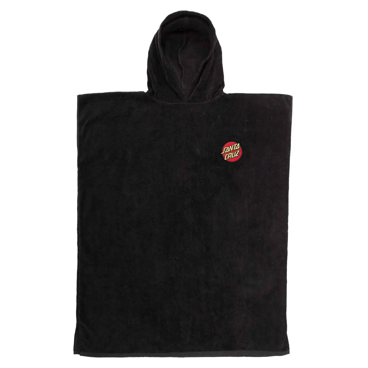 Santa Cruz Classic Dot Hooded Towel - Black 1